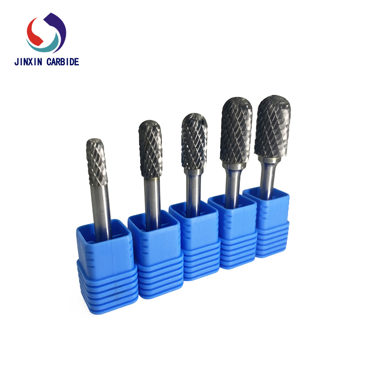 Type C Cylindrical Ball Nose Tungsten Carbide Rotary Burrs